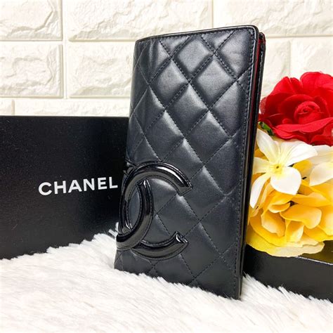 chanel カンボンライン 財布|ロング ウォレット .